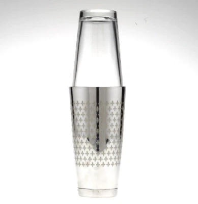 BARCRAFTERS Boston Shaker Royal im Set Lilien + Mixing Glas Limitiert GASTRO Barsupply