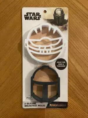 Star Wars Mandalorian Baby Yoda Grogu Silicone Breakfast Pancake Egg Molds NEW - Image 1 of 2