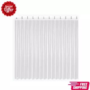 Clear PEVA Shower Curtain Liner 72x72" Waterproof with 12 Rust-Proof Grommets - Picture 1 of 6