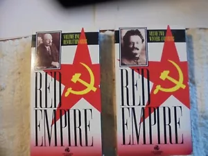 ROTES EMPIRE BÄNDE 1 & 2 Russland Geschichte 20. Jahrhundert VHS nicht vermietet - Bild 1 von 3