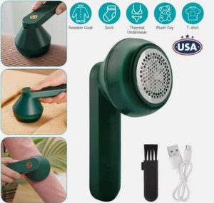US Electric Lint Remover Clothes Cleaner Fabric Shaver USB Rechargeable Defuzzer - Picture 1 of 14