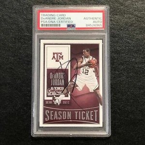 2015-16 Contenders Draft Picks #23 DeAndre Jordan Signed Card AUTO PSA Slabbed T - Picture 1 of 2