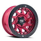 DIRTY LIFE Enigma Race 9313 Beadlock 17X9 8X170 ET-12 Crimson Candy Red (Qty 1)