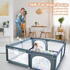 Large Baby Playpen79x71, Extra Large Play Pen For Babies And Toddlers, Play Yard