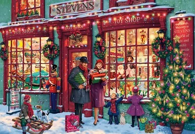 Buffalo Games Christmas Toyshop 2000 Piece Jigsaw Puzzle - Image 1 of 2