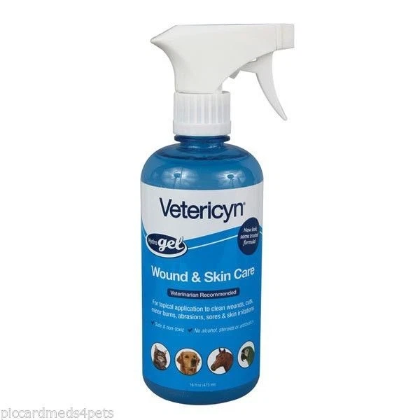 Vetericyn Wound & Skin Care hydrogel spray Irritation Infection treatment 16oz - Image 1 of 1