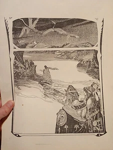 Nibelungen, Hugo L Braune, Wagner, der ring des Nibelungen, fantasy, litography - Picture 1 of 1