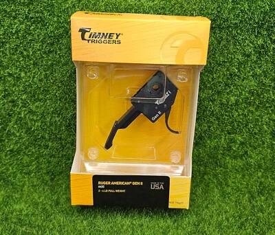 TIMNEY TRIGGERS Timney Curved Trigger for Ruger American® Gen II Centerfire, Black - 642C