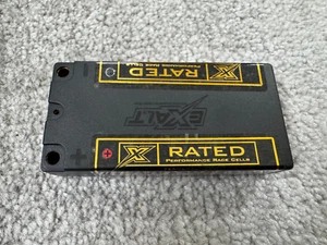 Team Exalt X-Rated 5200mah 135c 2s 7.6v LCG Shorty Lipo Battery EXA3203 - Picture 1 of 2