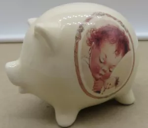 1988 Enesco Memories of Yesterday A Little Bit of Heaven Sparschwein Lucie Atwell - Bild 1 von 7