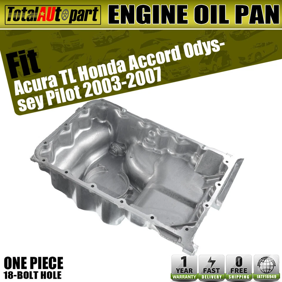 Маслосборник двигателя для Honda Accord 2003-2007 Odyssey 2005-2006 Pilot 2005 Acura TL - Изображение 1 из 4