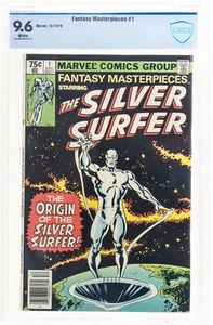FANTASY MASTERPIECES #1 CGC 9.6 NEWSSTAND 1979 SILVER SURFER ORIGIN~BUSCE ๐ฅ cgc - Picture 1 of 4