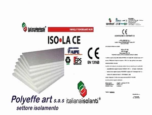 40 PANNELLI POLISTIROLO ISOLAMENTO TERMICO DENSITA' 15 KG MC 100 x 50 x 1 CM - Imagen 1 de 1