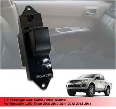 Interruptor de pasajero ventana eléctrica apto para Mitsubishi L200 Triton 2009 2010 2011 - 2014 Foto 1 de 4