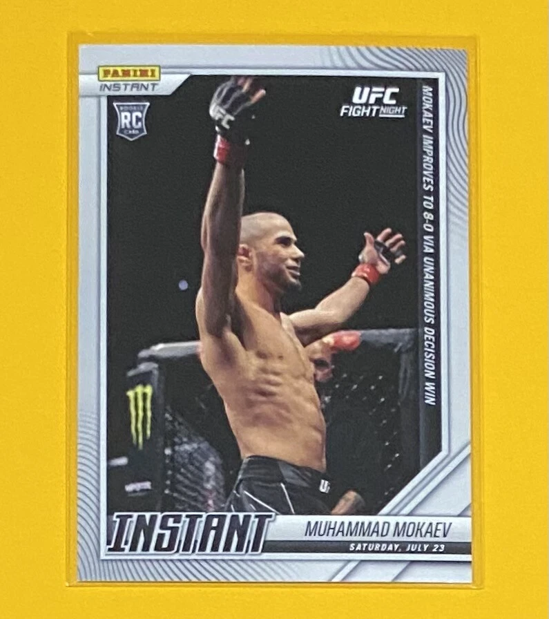 2022 Panini Instant UFC Muhammad Mokaev ROOKIE CARD 1/230 Fight Night #84 RC 🔥 - Image 1 of 2