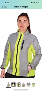BTR Damen Hochsichtbarkeit reflektierende Rad- & Laufjacke Größe 8 - Bild 1 von 4