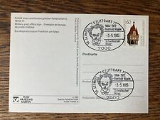 Germany 1985 Postcard -- Reinhold Nagele -- 100% to charity