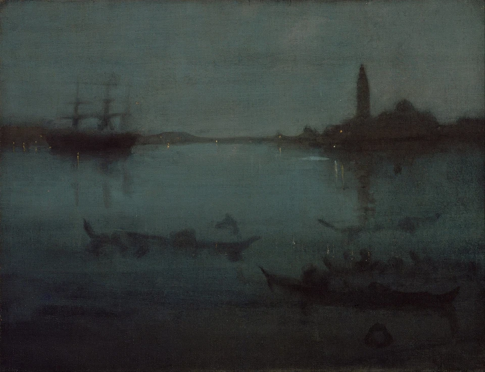 James McNeill Whistler The Lagoon Venice 1879-1880 17"x 22" Archival Art Print Foto 1 de 1