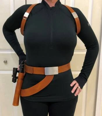 Cinturón Mara Jade, Funda Lateral, Brazaletes, Cinturón de Lujo Mandalorian Mercs, Cinturón de Pistola Foto 1 de 4