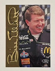 Bill Elliott 1996 Finish Line Racing Gold Signature Series 0768/1996 Insert #GS6 - Picture 1 of 3