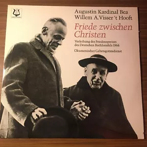 August Kardinal Bea Willem A. Visser 't Hooft - Friede zwischen Christen - LP - Bild 1 von 3