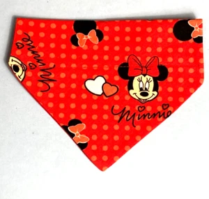 Over Collar Slide On Pet Dog Cat Bandana Scarf  MINNIE MOUSE   SMALL - Picture 1 of 1