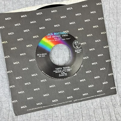 Vintage 45 RPM record Tanya Tucker Mca Records Country Western blues Rock Roll - Image 1 of 4