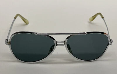 Gafas de sol vintage Aviator Pilot cromadas tono plata hechas en Taiwán Foto 1 de 4