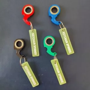 Alivia el aburrimiento inquieto llavero giratorio yema del dedo llavero regalo de fiesta - Imagen 1 de 16