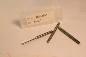 Nachi List 910 M4 x 0.7 Straight 4 Flute 3-PACK BOTTOM Taps 54082 HSS D4 B - Picture 1 of 1