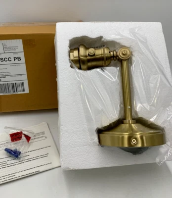 Kit de aplique clásico de brazo recto Pottery Barn latón sin sombra #9790A Foto 1 de 4