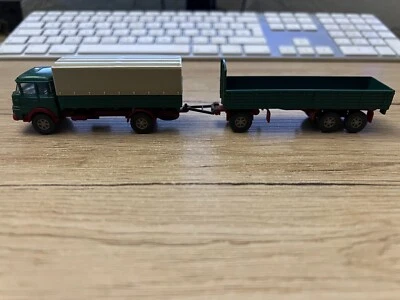 WIKING Krupp Titan Piano Cassone Autocarro IN Guten Condizioni 1:87 1 Mancante - Immagine 1 di 4