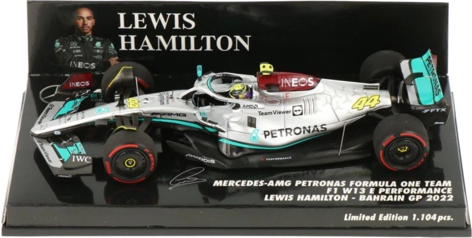 MINICHAMPS 417220144 Mercedes GP - F1 W13E Team Mercedes-AMG Petronas F1 N 44 3R