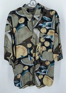 Serge Saint Yves Silk Floral Size Large Shirt - Picture 1 of 4