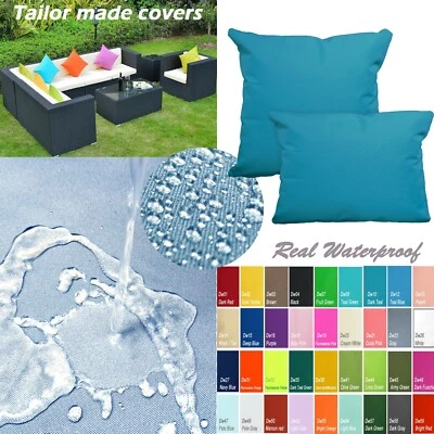 HECHO A MEDIDA*CUBIERTA*Sofá/piso impermeable al aire libre almohada sofá silla de patio Dw10 Foto 1 de 4
