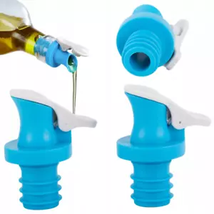 2x Ölausgießer Flaschenausgießer Ausgießer Öl Essig Dosierer Olinvenöl Küche - Bild 1 von 8