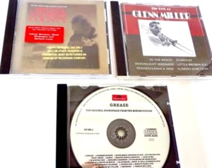 CDs Music Lot of 2 +1 FREE . GLEEN MILLER . GREASE + FREE CD Music (Rare CDs) - Foto 1 di 4