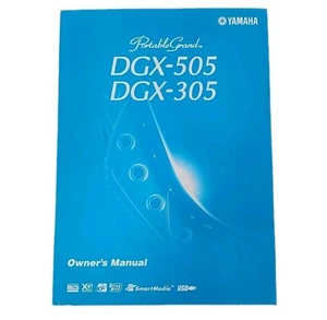 Original Yamaha DGX-305 DGX-505 Portátil Gran Propietario Manual No Es Una Copia - Imagen 1 de 11