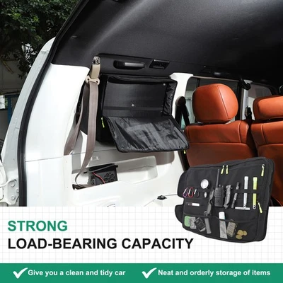 Car Trunk Side Window Storage Bag For Toyota Land Cruiser Prado J90 1996-2002 — 第 1/4 张图片
