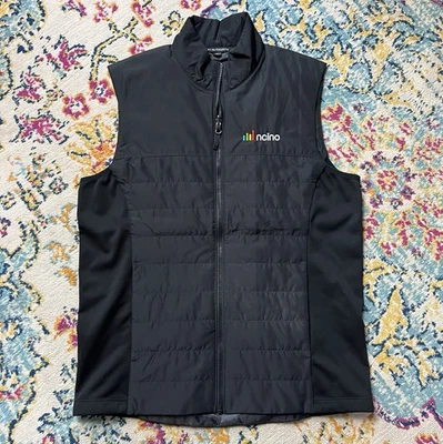 Port Authority Men’s Black Full Zip Quilted Softshell Puffer Vest Size M nCino - Image 1 of 4