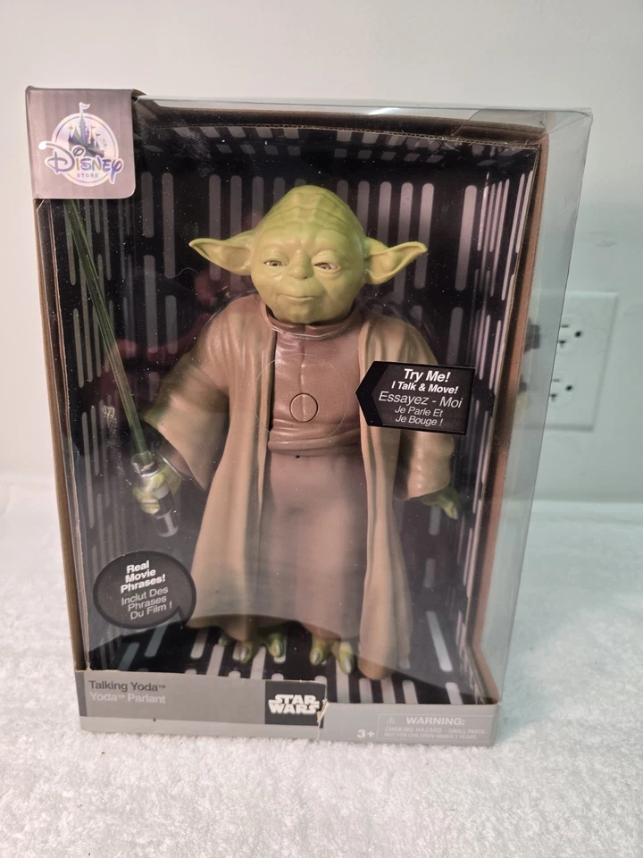 Disney STARWARS TALKING YODA NIB - Image 1 of 4