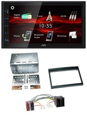 JVC USB Bluetooth MP3 DAB 2DIN Autoradio für Porsche 911, 996 (97-06) - Bild 1 von 4