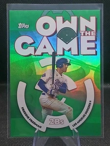 2024 Topps Archives Freddie Freeman Own The Game Green/99 Dodgers - Imagen 1 de 3