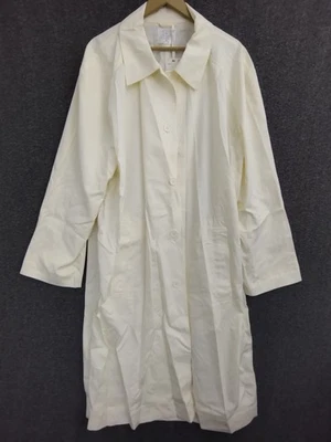 Gabardina ligera XXL Stylus X LaDarius Campbell bolsillos marfil botón Foto 1 de 4