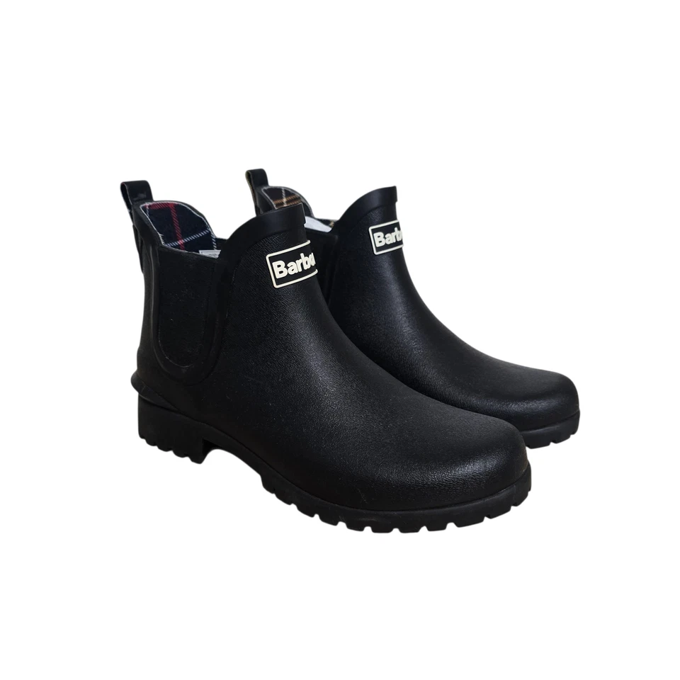 Botas Barbour para mujer talla 5 negras Wilton Chelsea impermeables a la lluvia LRF0066BK11 Foto 1 de 4