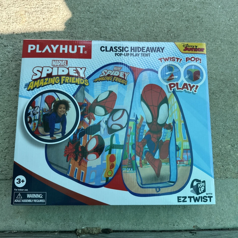 Marvel Spidey & His Amazing Friends Clásico Escondite Pop-Up Juego Tienda Playhut Foto 1 de 1