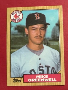 Mike Greenwell ~ 1987 Topps #259 ~ Medias Rojas de Boston - Imagen 1 de 6