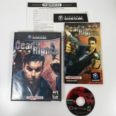Dead to Rights Nintendo GameCube Complete CIB Namco Action Shooter Game 2002 - Image 1 of 4