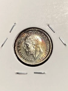 1935 Great Britain 3 Pence Silver! High Grade! - Picture 1 of 4