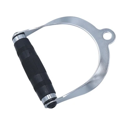 D Handle Cable Attachment Cable Machine Accessory LAT Pull Down Bar for Tricep - Image 1 of 4